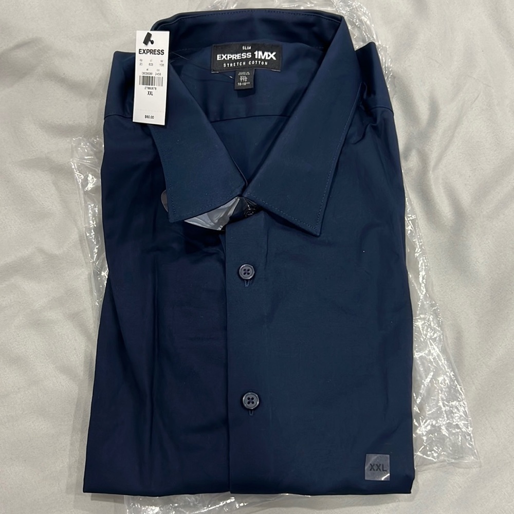 EXPRESS MEN’ LONG SLEEVE BUTTON DOWN SHIRT